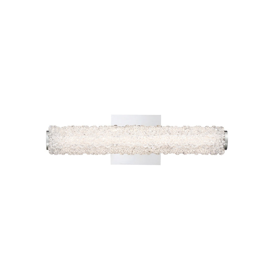 Eurofase Sassi 18" LED Vanity, Chrome, front view