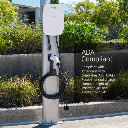 A photo of a , by EV320 32 Amp Level 2 Electric Vehicle Charging Station - EV Series - Leviton eCommerce - Maple Electric Supply in Canada