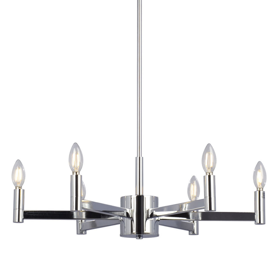 825715CH 6L CHANDELIER CH