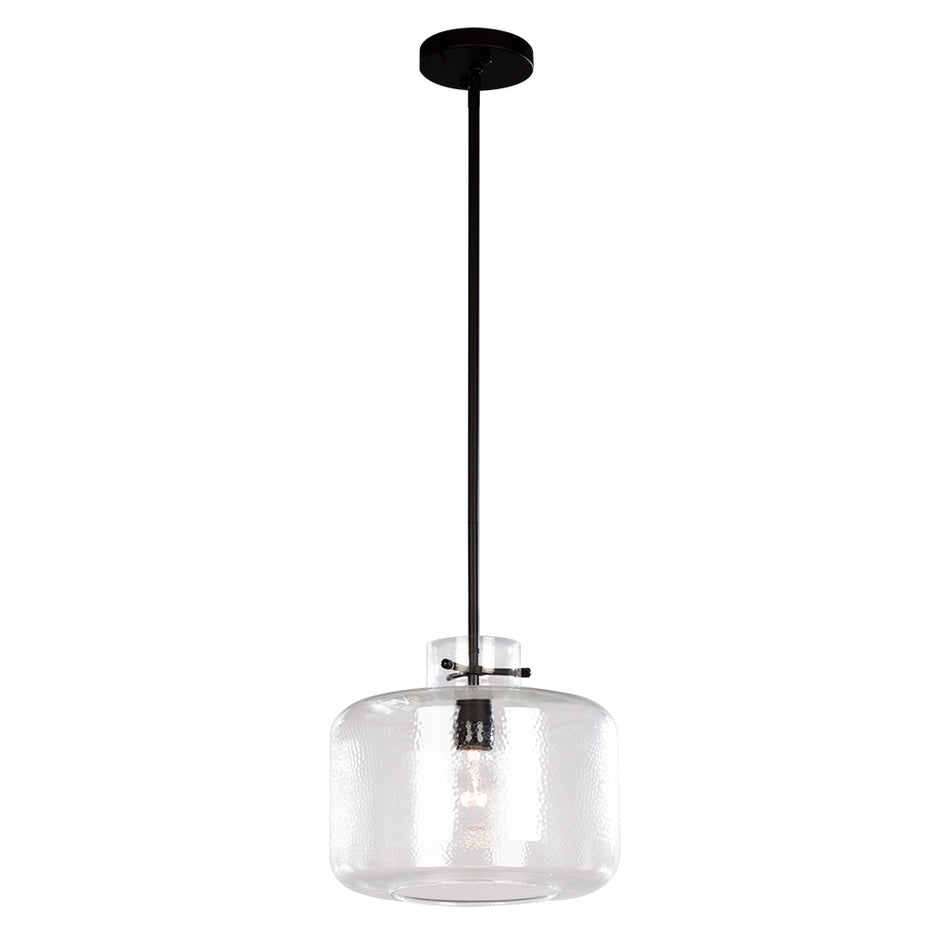 926394BK 1L MINI-PENDANT BK with 6",12" & 18" Ext. Rods and Swivel Specifications