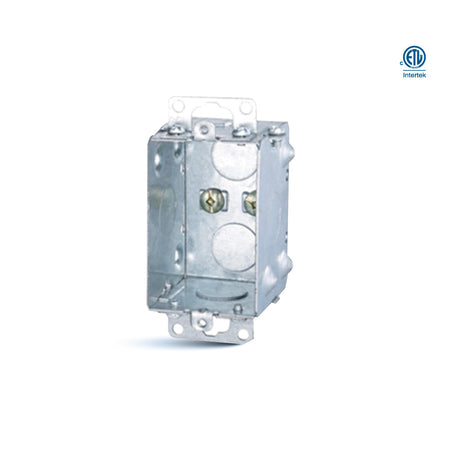 1104-K Steel single gangable device box