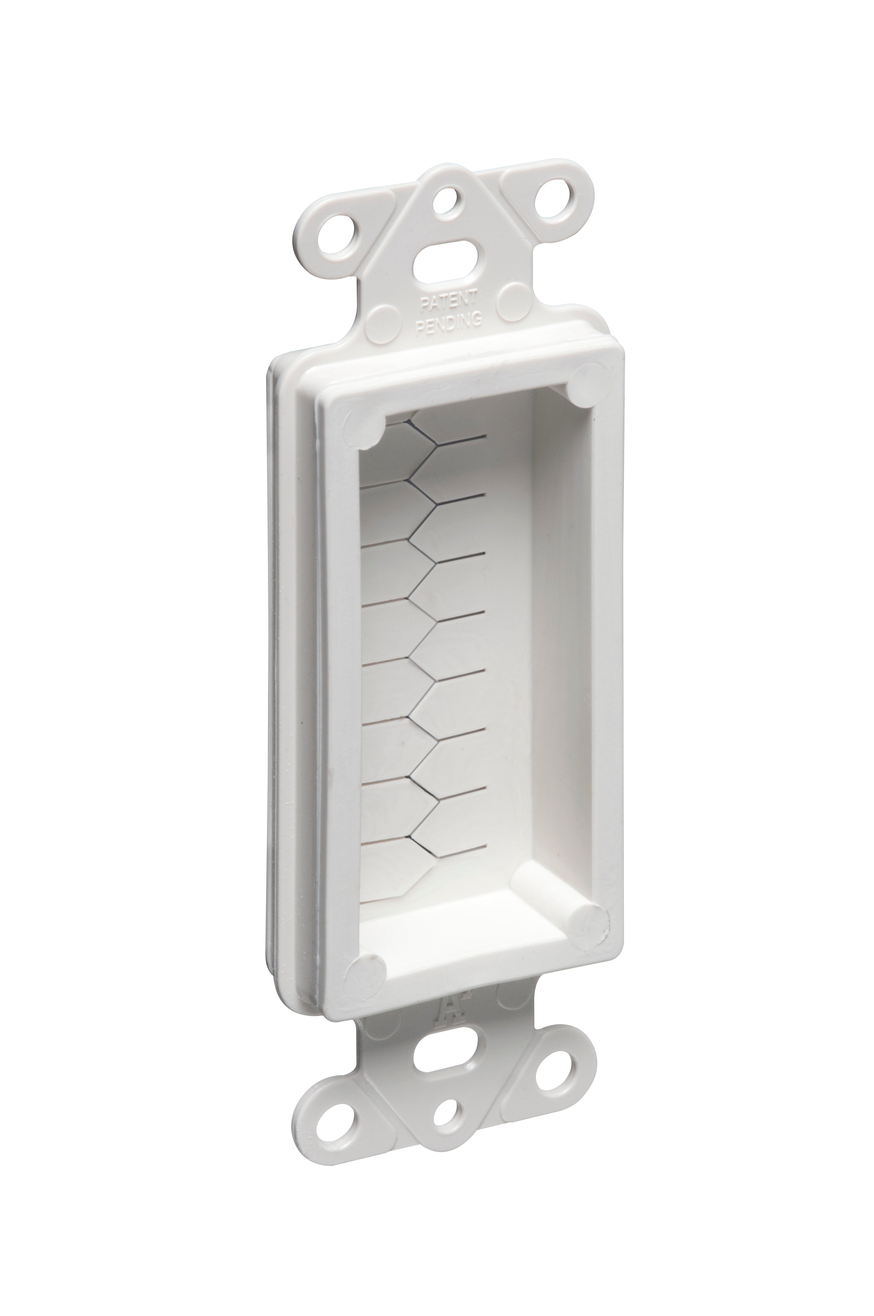 Ced130 Cable Entry Device - White, Non-Metallic, with Wall Plate