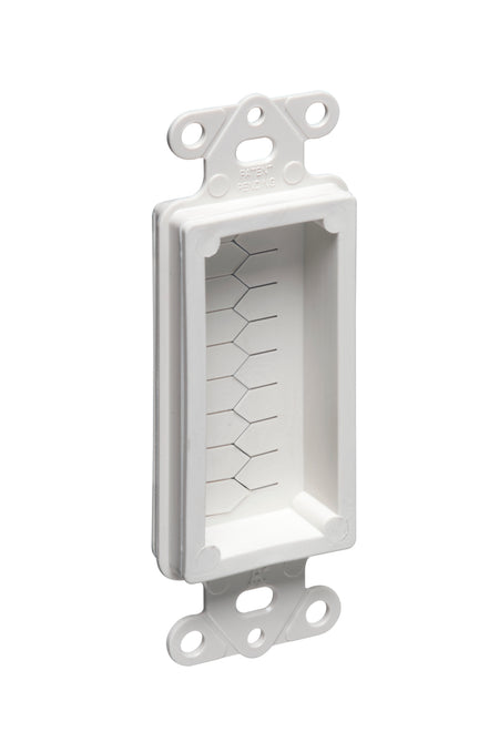 Ced130 Cable Entry Device - White, Non-Metallic, with Wall Plate