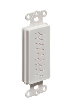 Ced130 Cable Entry Device - White, Non-Metallic, with Wall Plate