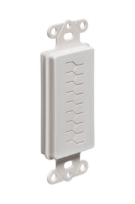 Ced130 Cable Entry Device - White, Non-Metallic, with Wall Plate