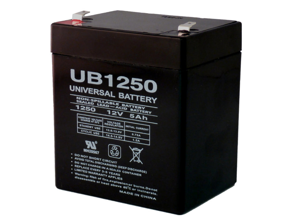 12V5AH Battery - Maple Electric Supply 