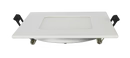 A photo of a , by DS105403CTMW - 4 Inch Slims Recessed Downlight Square - Luminiz eCommerce - Maple Electric Supply in Canada