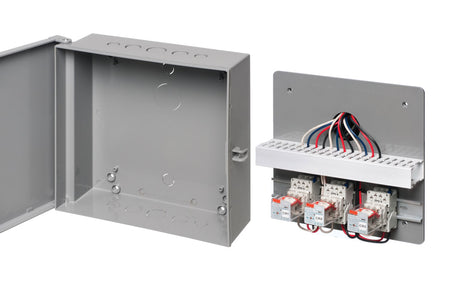 Arlington EB1212BP - Heavy-Duty Non-Metallic Enclosure Box with Removable Back Plate