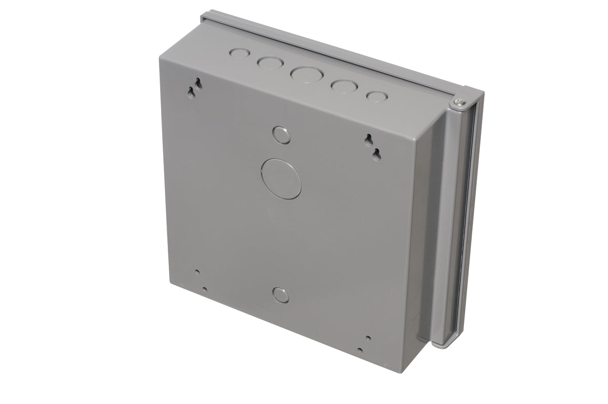 Arlington EB1212BP - Heavy-Duty Non-Metallic Enclosure Box with Removable Back Plate