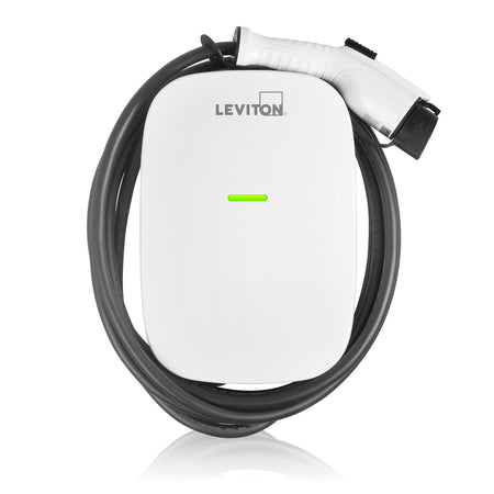 A photo of a , by EV320 32 Amp Level 2 Electric Vehicle Charging Station - EV Series - Leviton eCommerce - Maple Electric Supply in Canada