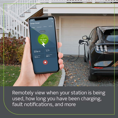 A photo of a , by EV32W 32 Amp Level 2 Electric Vehicle Charging Station With Wi-Fi, Works with My Leviton App - Leviton eCommerce - Maple Electric Supply in Canada