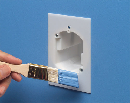 A photo of a , by White 1 Gang Power Box GC (25 Pack) by Arlington - Fire Rated - ARLINGTON eCommerce - Maple Electric Supply in Canada