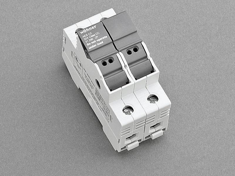 Din rail & fuse holders 2 pole type inchccinch din rail fusehold, Din Rail & Fuse Holders, Techspan - Maple Electric Supply 