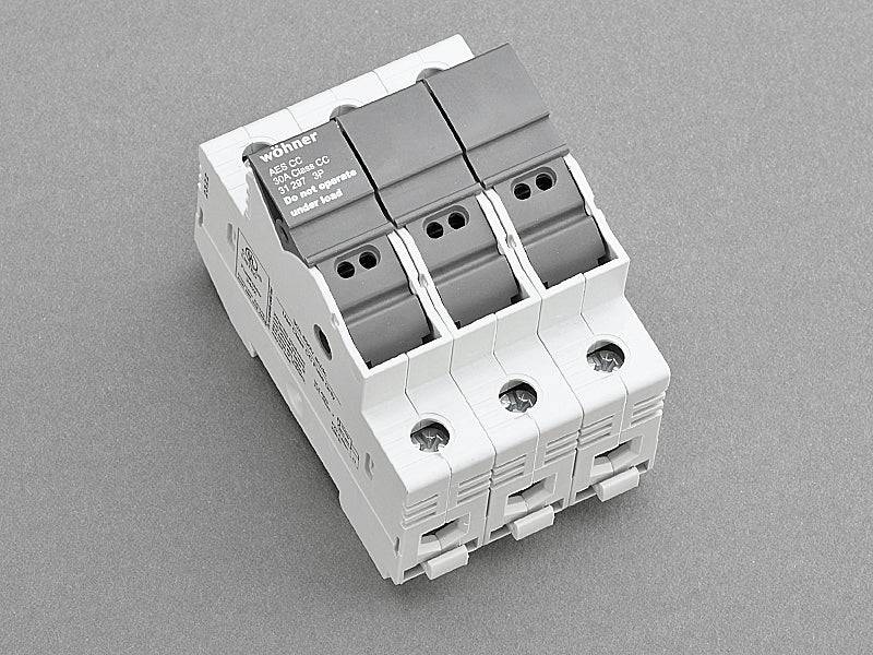 Din rail & fuse holders 3 pole type inchccinch din rail fusehold, Din Rail & Fuse Holders, Techspan - Maple Electric Supply 