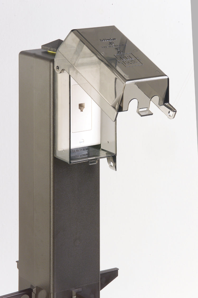 A photo of a , by Arlington GP19BGC - 19.5" Support for Outdoor Light Fixtures with grounding clip - ARLINGTON eCommerce - Maple Electric Supply in Canada