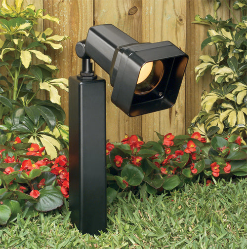 A photo of a , by Arlington Low Profile Gard-N-Pos Br - 19" Outdoor Light Fixture Support - ARLINGTON eCommerce - Maple Electric Supply in Canada