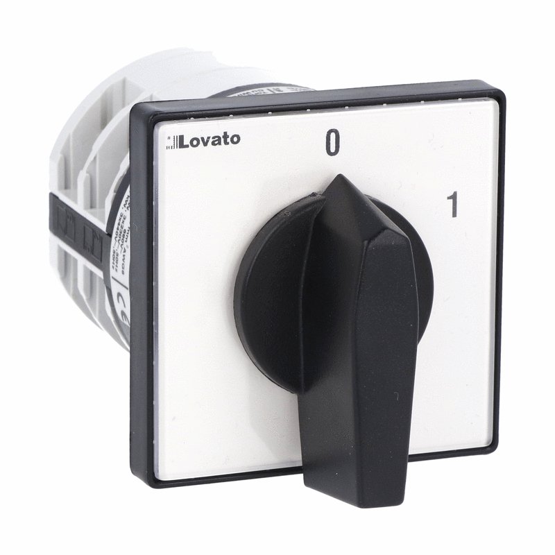 7GN4091U 2-Position Front Mount Switch 65x65 for Easy Control, Automation and Control, Lovato - Maple Electric Supply 