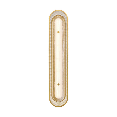 Eurofase Tramore 30" LED Wall Sconce, Gold with Silver Glass, front view