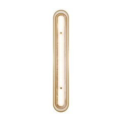 Eurofase Tramore 38" LED Wall Sconce, Gold with Silver Glass, front view