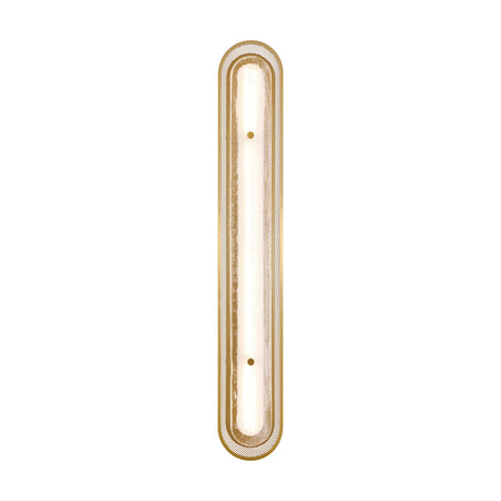 Eurofase Tramore 38" LED Wall Sconce, Gold with Silver Glass, front view