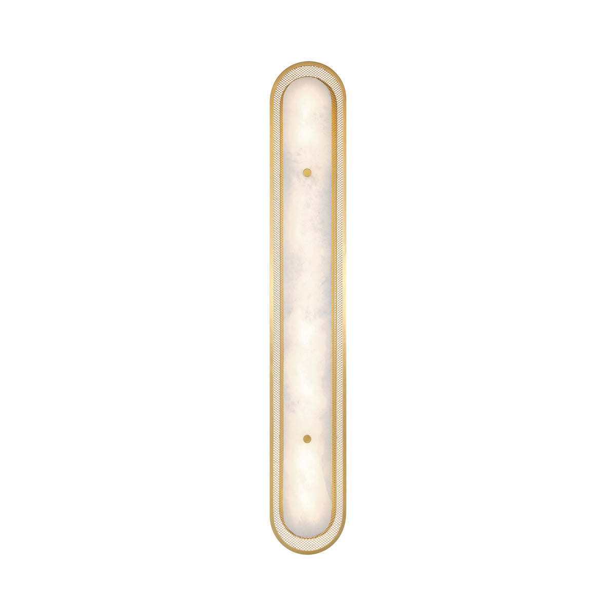 Eurofase Tramore 38" LED Wall Sconce, Gold with Alabaster, front view