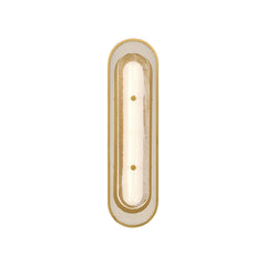 Eurofase Tramore 22" LED Wall Sconce, Gold with Silver Glass, front view