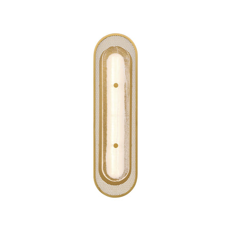 Eurofase Tramore 22" LED Wall Sconce, Gold with Silver Glass, front view