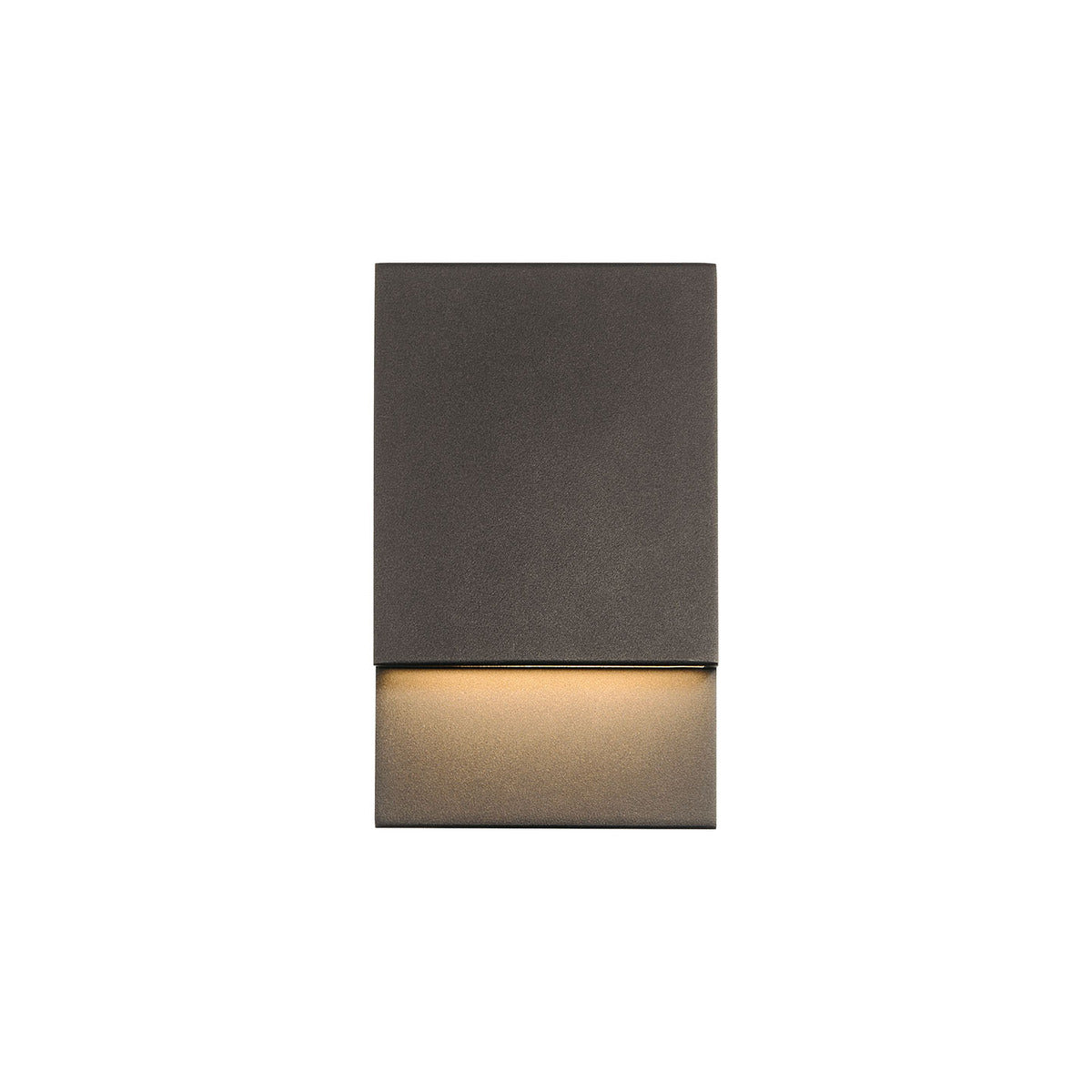 Eurofase Nanton 9" LED Outdoor Wall Light, Sand Bronze, front view