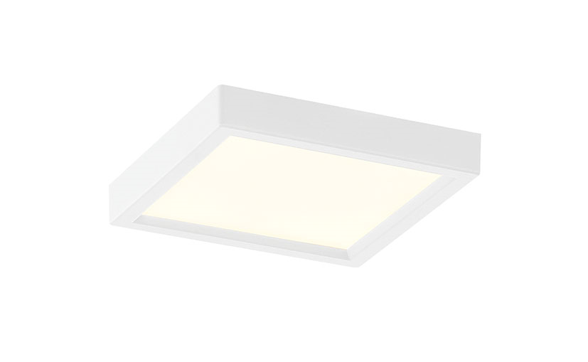 Troy 12" Square LED 5CCT flushmount - Maple Electric Supply 