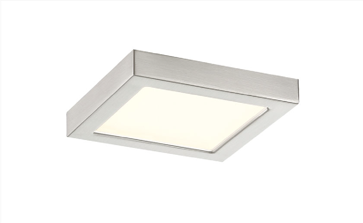 Troy 12" Square LED 5CCT flushmount - Maple Electric Supply 