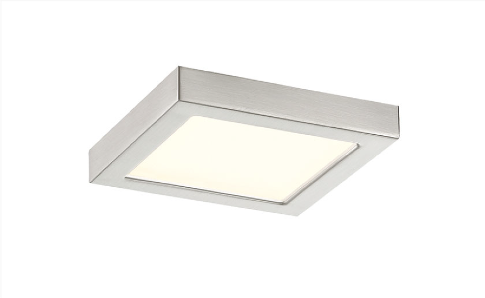 Troy 12" Square LED 5CCT flushmount - Maple Electric Supply 