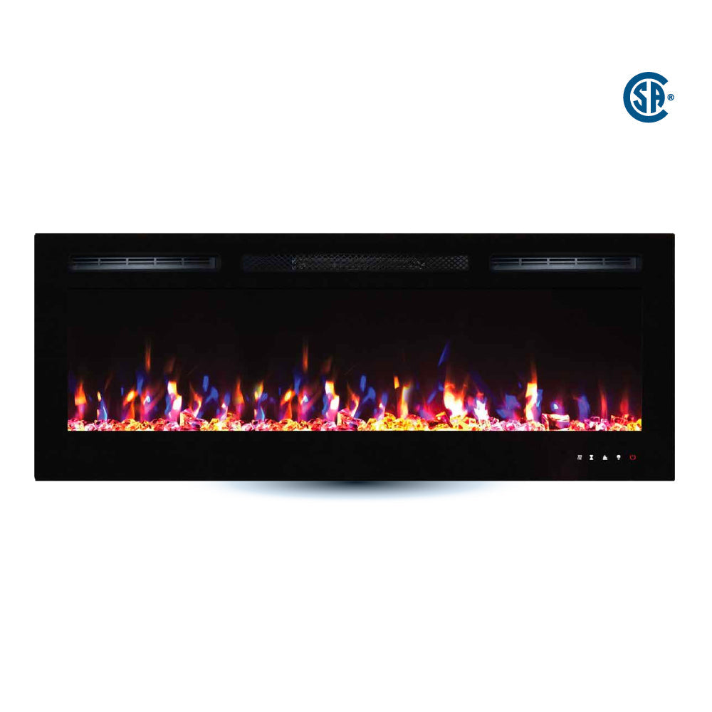 LEDFP-72 electric fireplace installed