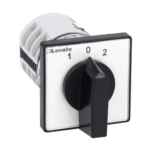 3-Position Cam Switch 7GN1226U with Return to 0 Feature, Automation and Control, Lovato - Maple Electric Supply 