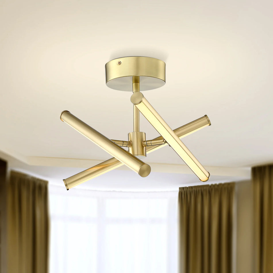 A photo of a , by 109707 MRLCL097 LED Semi Flush Mount Ceiling Light - MYTH REALM eCommerce - Maple Electric Supply in Canada