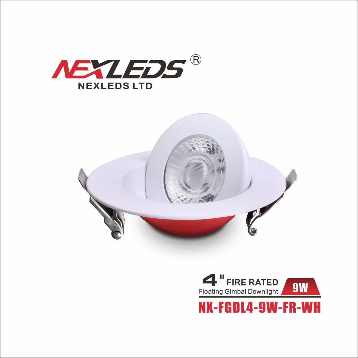 A photo of a , by NX-FGDL4-9W-FR-WH - NEXLEDS eCommerce - Maple Electric Supply in Canada