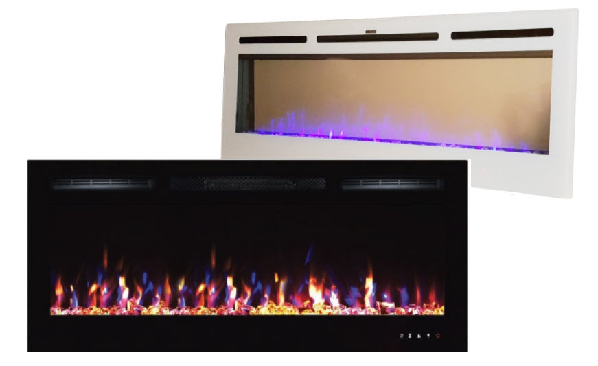 LEDFP-72W 72" wall mounted electric fireplace, , Ortech - Maple Electric Supply 