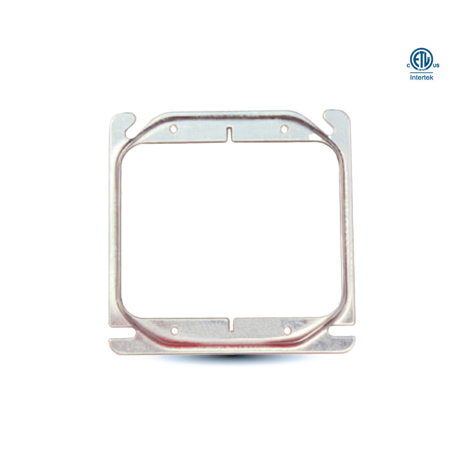 52C17 4" two gang square device cover