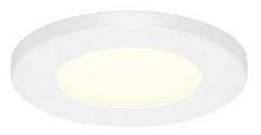 Midway 2" round LED 5 CCT lensed down light 8 watt white - Maple Electric Supply 