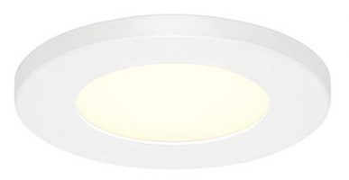 Midway 2" round LED 5 CCT lensed down light 8 watt white - Maple Electric Supply 