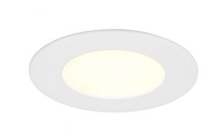 Midway 3" round LED 5 CCT slim fire rated down light 8 watt white - Maple Electric Supply 