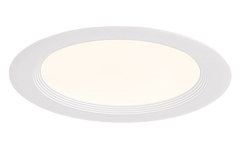 Midway 6" round LED 5 CCT Slim Fire Rated down light 15 watt White - Maple Electric Supply 