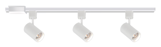 Simon LED track kit c/w 4ft track 3500k White - Maple Electric Supply 