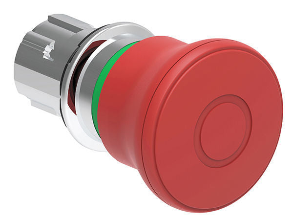 LPSB6744 MUSHROOM BUTTON METAL PUSH-PULL 40mm ISO13850 RED - Maple Electric Supply 