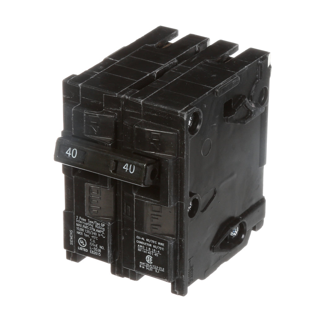 Q240 - Siemens - 40 Amp Circuit Breaker - Maple Electric Supply 