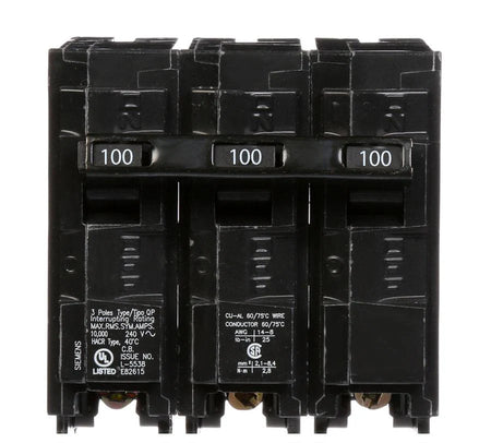 Q3100 - Siemens - 100 Amp Circuit Breaker - Maple Electric Supply 