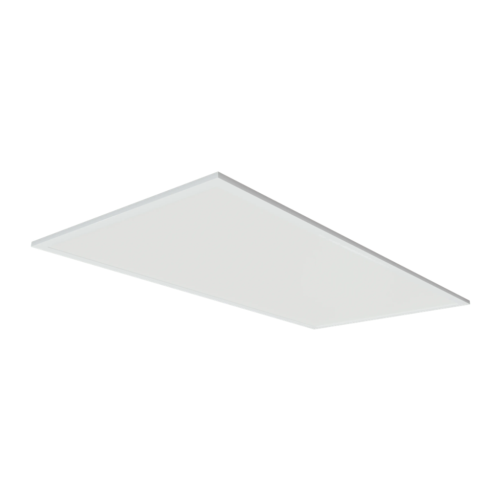 A photo of a 2x4 flat panel, by R35106 - RENO-24BLPL-UNV/347-MWMCCT-HL (no stock until 06/23) - Reno Lighting eCommerce - Maple Electric Supply in Canada