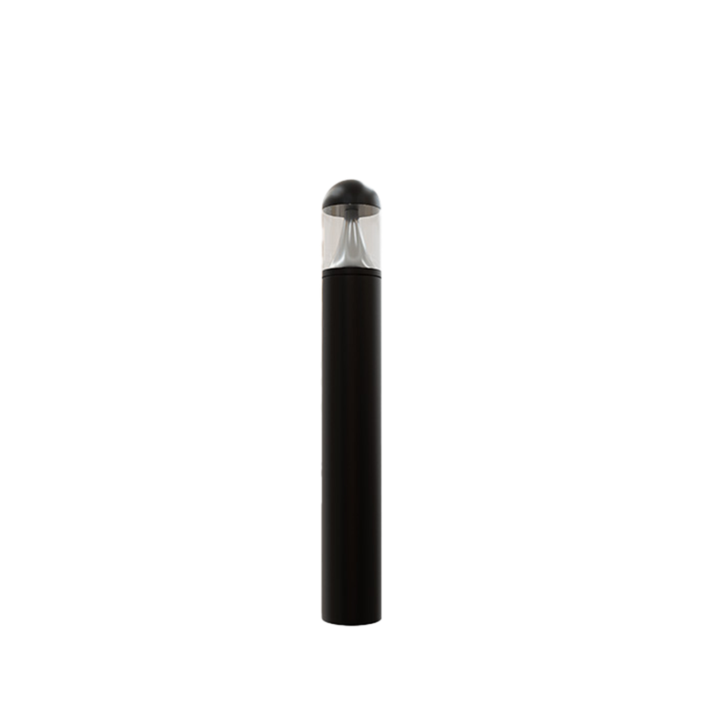 Reno R56012 42in Round LED Bollard, 14/19/24W Selectable, 3000-5000K, Black