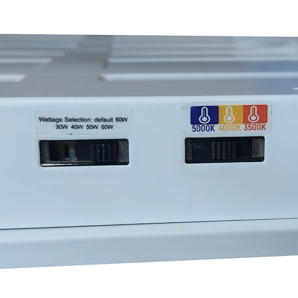 A photo of a 2x4 flat panel, by R35106 - RENO-24BLPL-UNV/347-MWMCCT-HL (no stock until 06/23) - Reno Lighting eCommerce - Maple Electric Supply in Canada