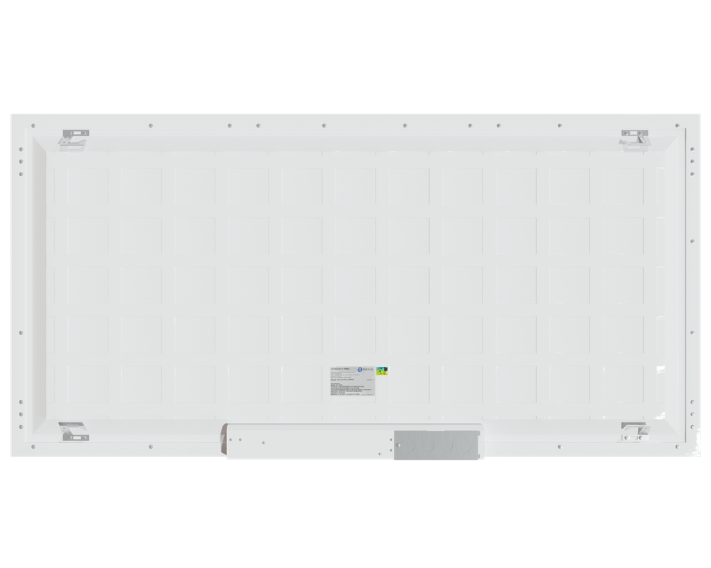A photo of a 2x4 flat panel, by R35106 - RENO-24BLPL-UNV/347-MWMCCT-HL (no stock until 06/23) - Reno Lighting eCommerce - Maple Electric Supply in Canada
