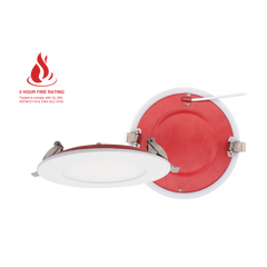 RENO-4-S12W-MCCT-WH-FR 4" Round Fire-Rated Slim Recessed Downlight